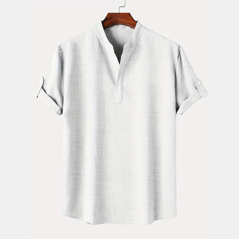 Heren Henley-Shirt | Lichtgewicht & Ademend | Casual Zomerstijl