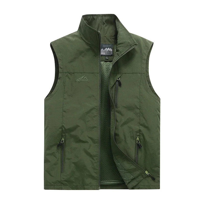 Heren Bodywarmer | Elegant | Met Rits | Zomer