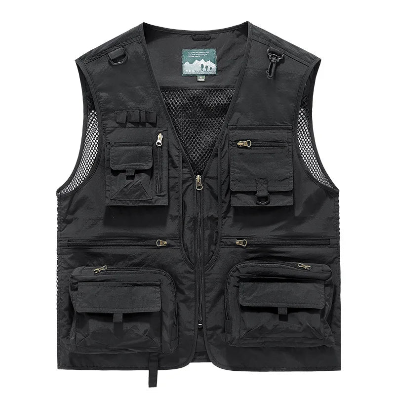 Heren Bodywarmer | Cargo | Met Rits | Zomer