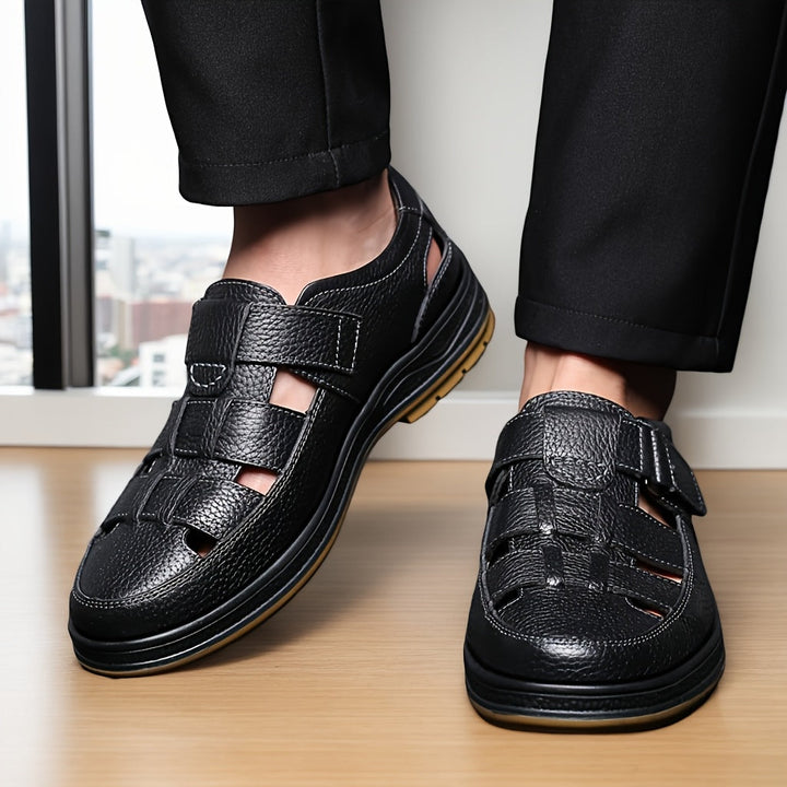 Heren Sandalen | Ademend & Antigeur | Comfortabel & Duurzaam | Runderleer Bovenwerk