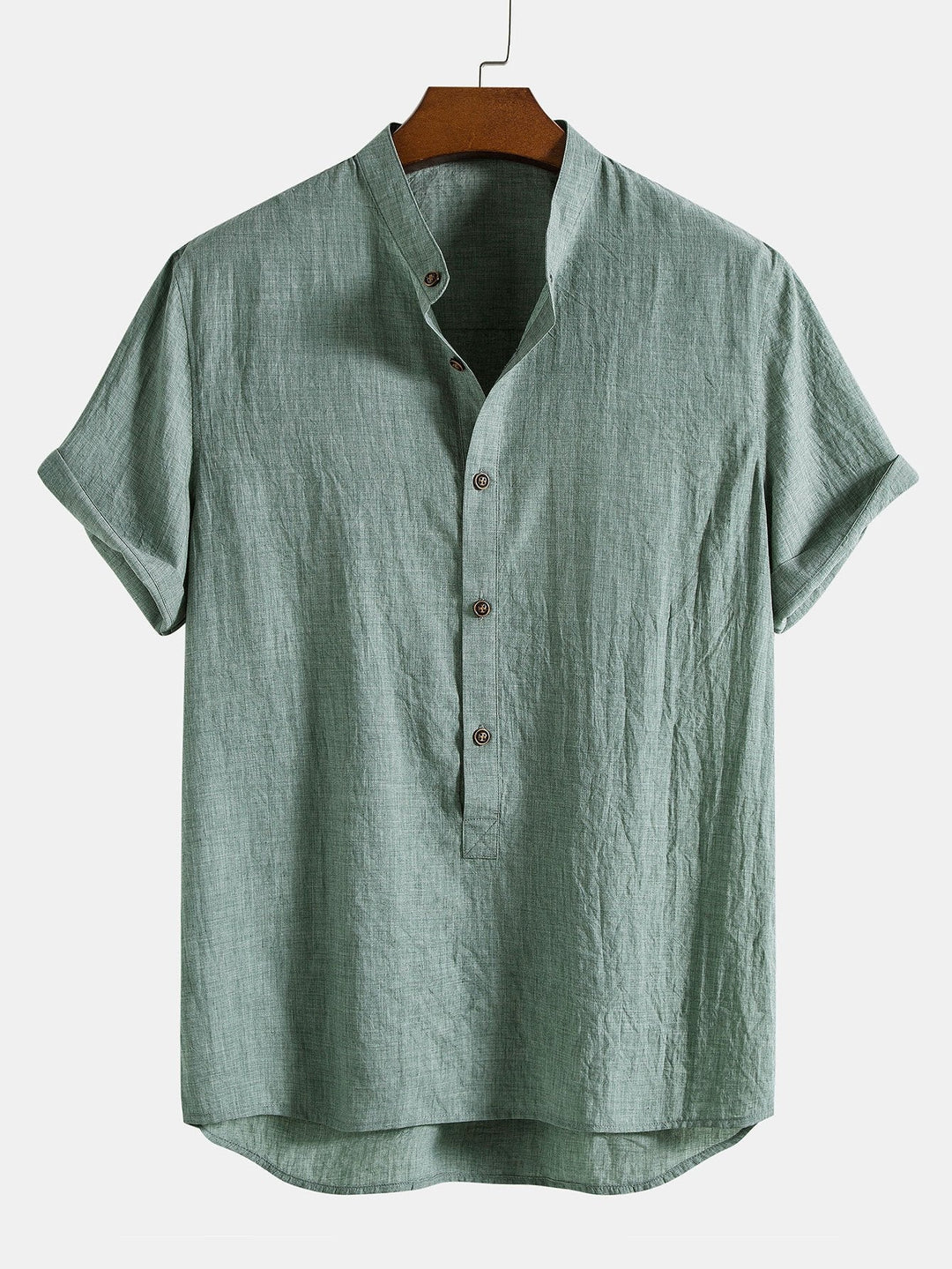 Heren Set | Korte Mouw Shirt & Broek | Ademend & Casual | Linnenmix & Katoen