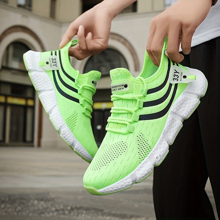 Heren Sportschoenen | Ultralicht & Ademend Mesh | Popcorn TPR Zool | Voor Gym & Hardlopen – All-Season