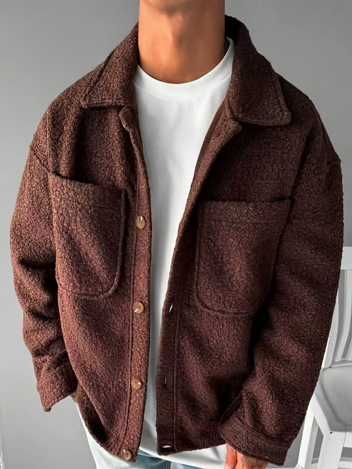 Heren Jas | Oversized | Met Borstzakken | Lente