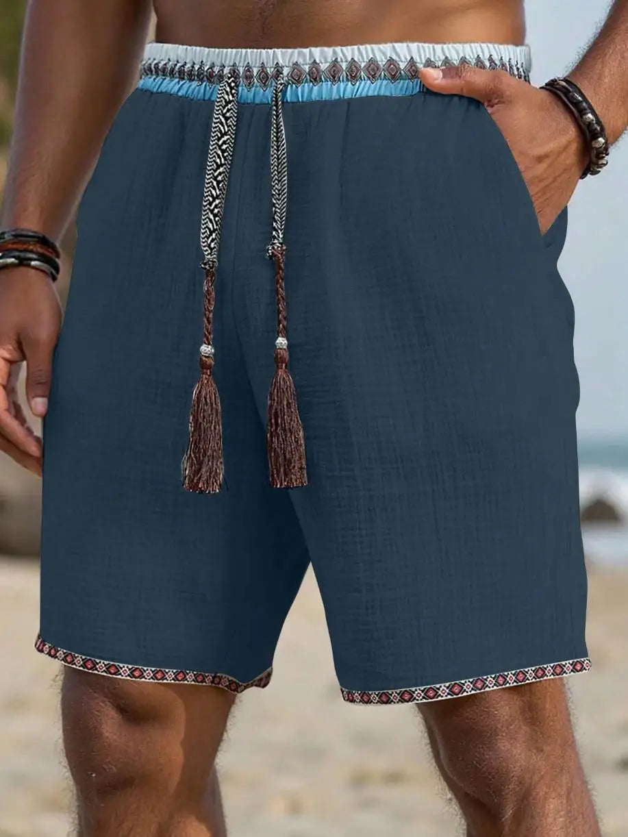 Heren Short | Retro | Trekkoord | Zomer