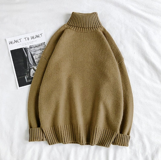 Truien Heren | Gebreide Casual Coltrui | Losse & Warm