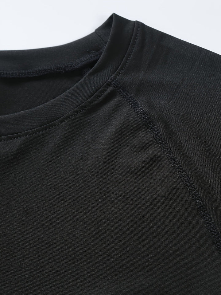 Heren T-shirt | Sportcompressie | Sneldrogend & Zeer Rekbaar | Fitness & Buitentraining