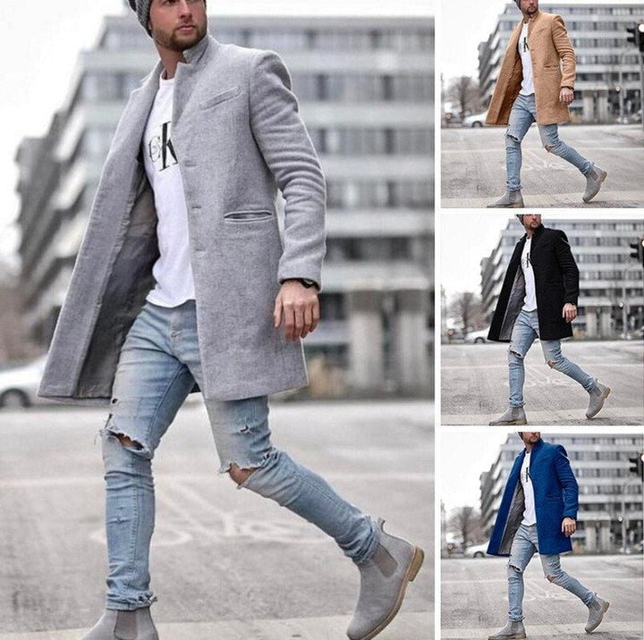 Klassieke lange wollen mantel voor tijdloze elegantie en winterse warmte | Mats