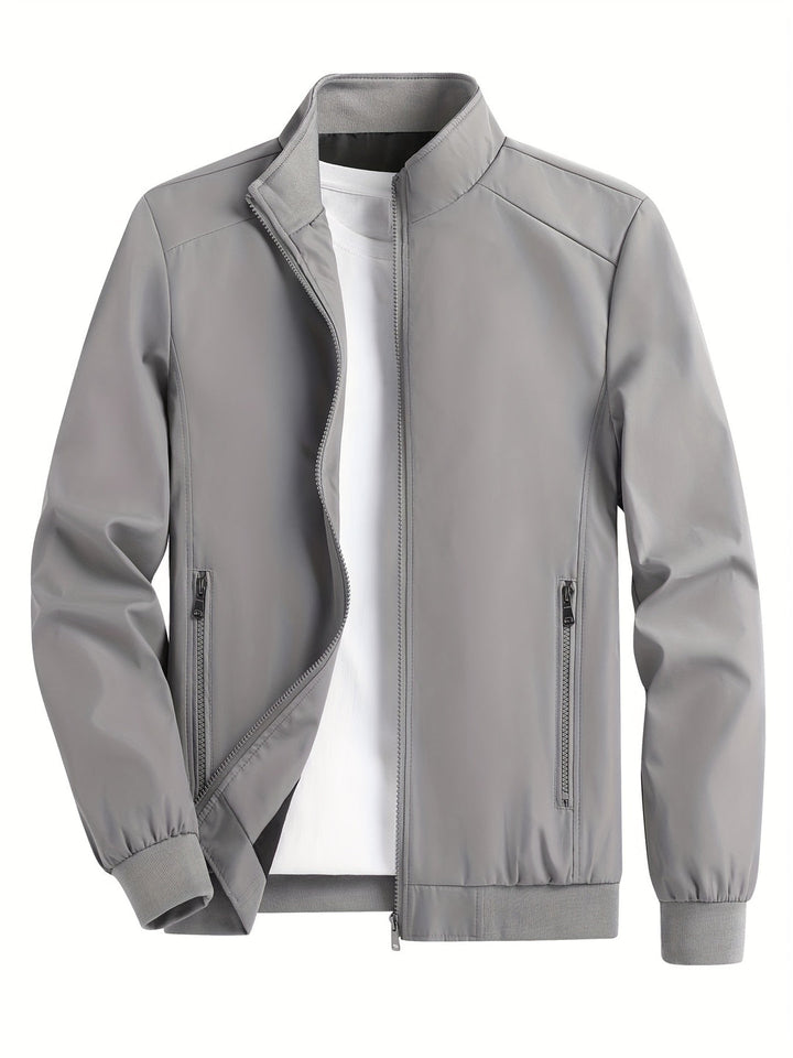 Heren Windjack | Lichtgewicht & Ademend | Ritssluiting & Opstaande Kraag | Outdoor & Sport