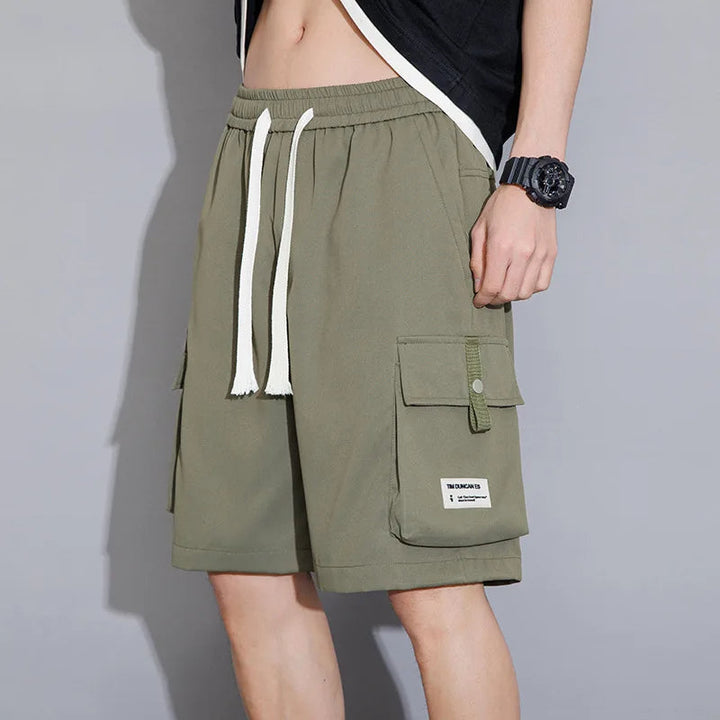 Heren Cargo Short | Oversized | Trekkoord | Zomer