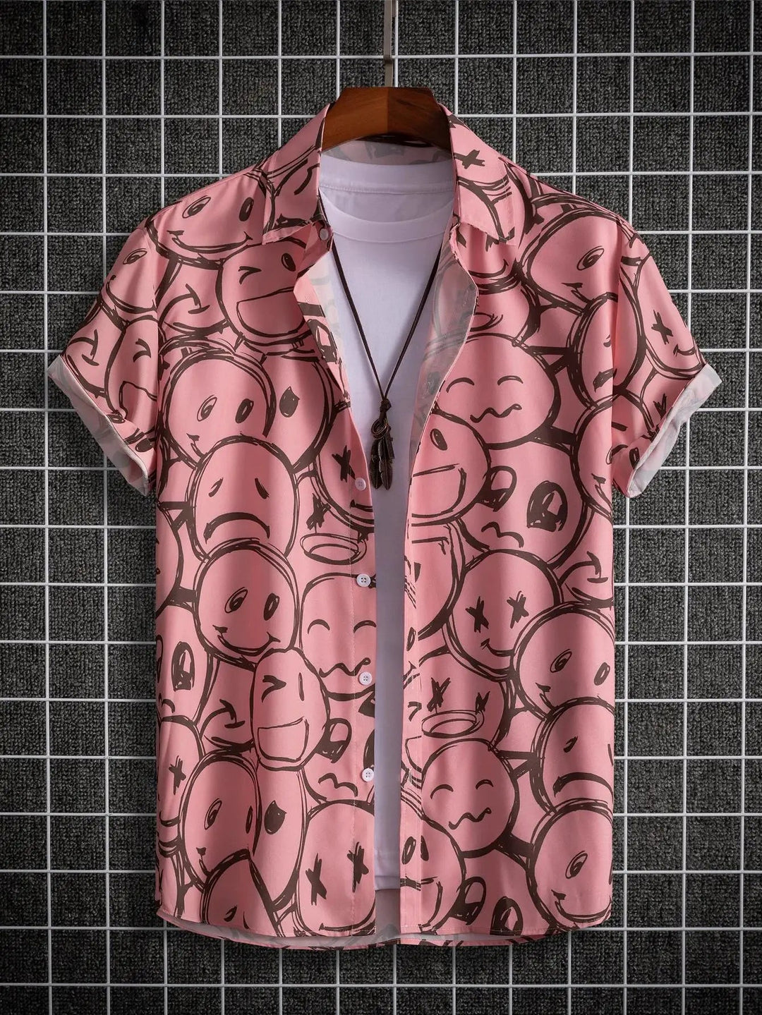 Heren Shirt | Flamingo Print | Tropische Stijl | Zomer