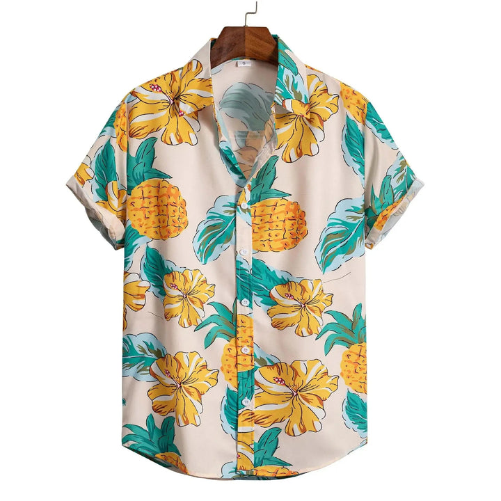Heren Shirt | Flamingo Print | Tropische Stijl | Zomer
