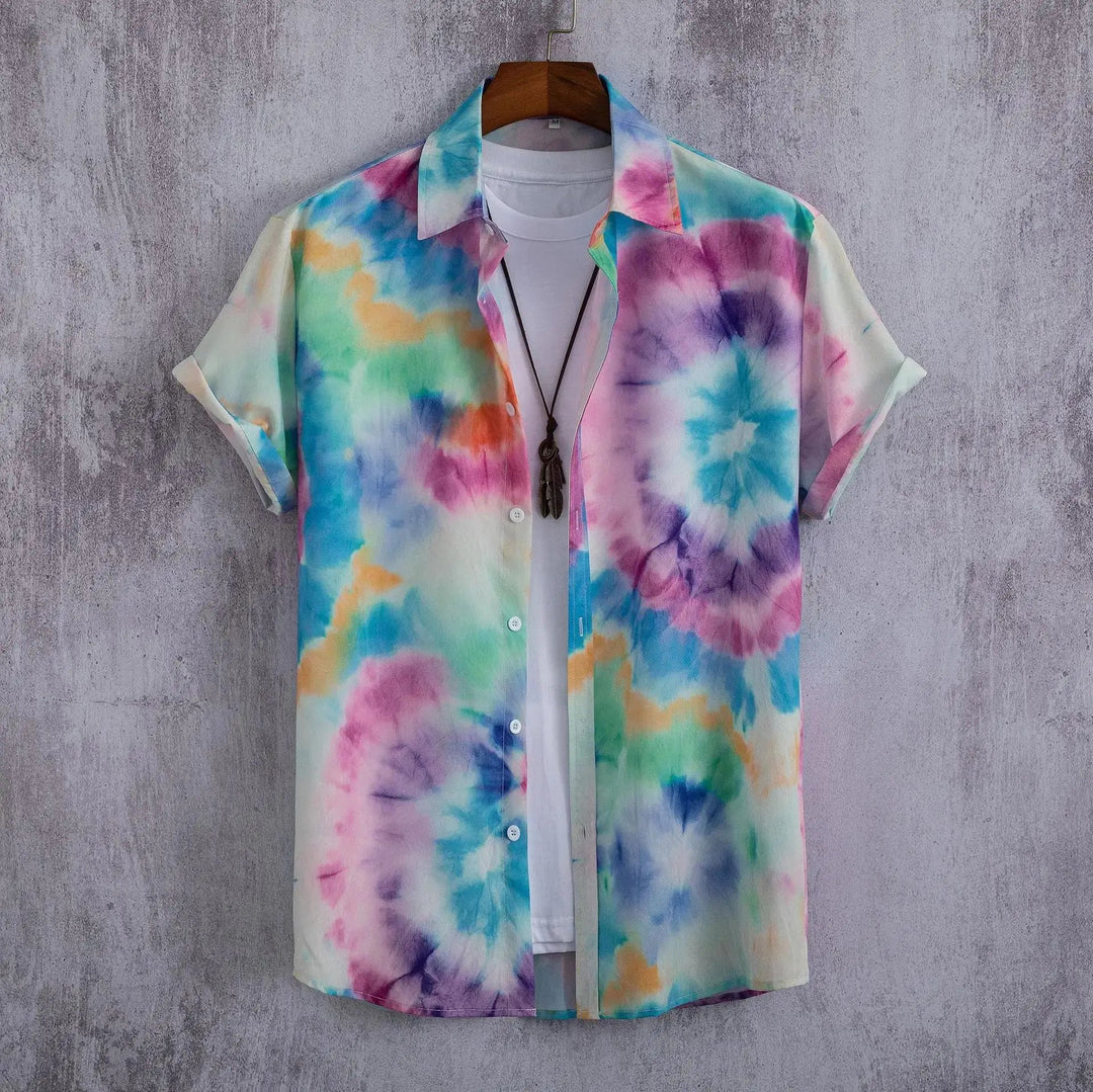 Heren Shirt | Flamingo Print | Tropische Stijl | Zomer