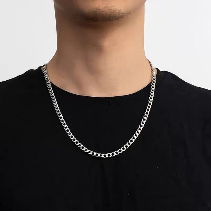 Heren Sieradenset | 2-Delige Hiphop Ketting & Armband | Punkstijl & Modern Design | RVS