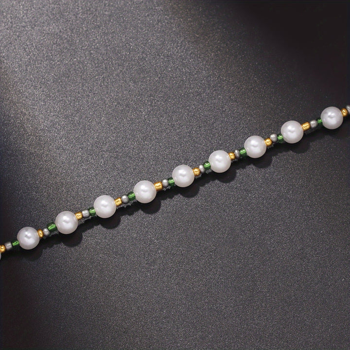 Heren Ketting | Avant-Garde Kunstparels | Stijlvol & Uniek Design | Imitatieparel
