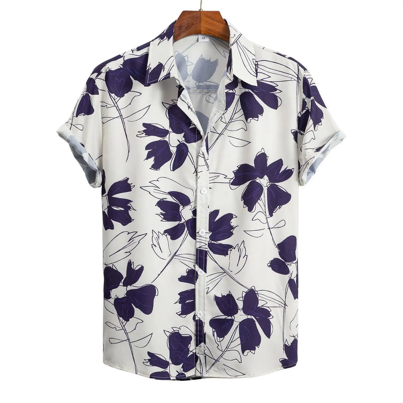 Heren Shirt | Flamingo Print | Tropische Stijl | Zomer