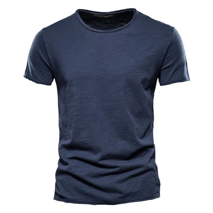 Heren T-shirt | Slim Fit Pasvorm | Ademend Katoen | Korte Mouw | Casual Top