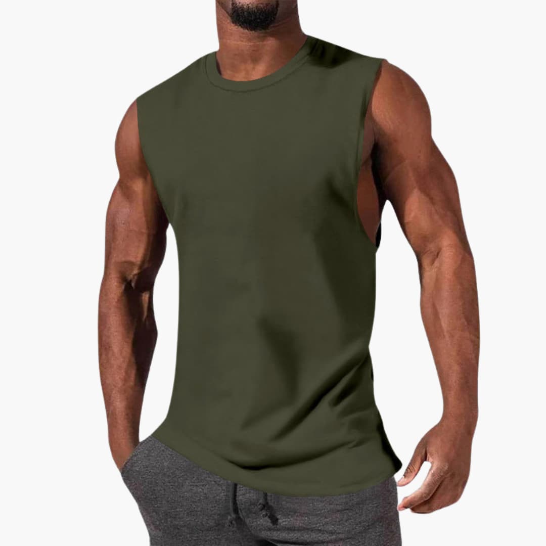 Heren Tanktop | Straight | Mouwloos | Zomer