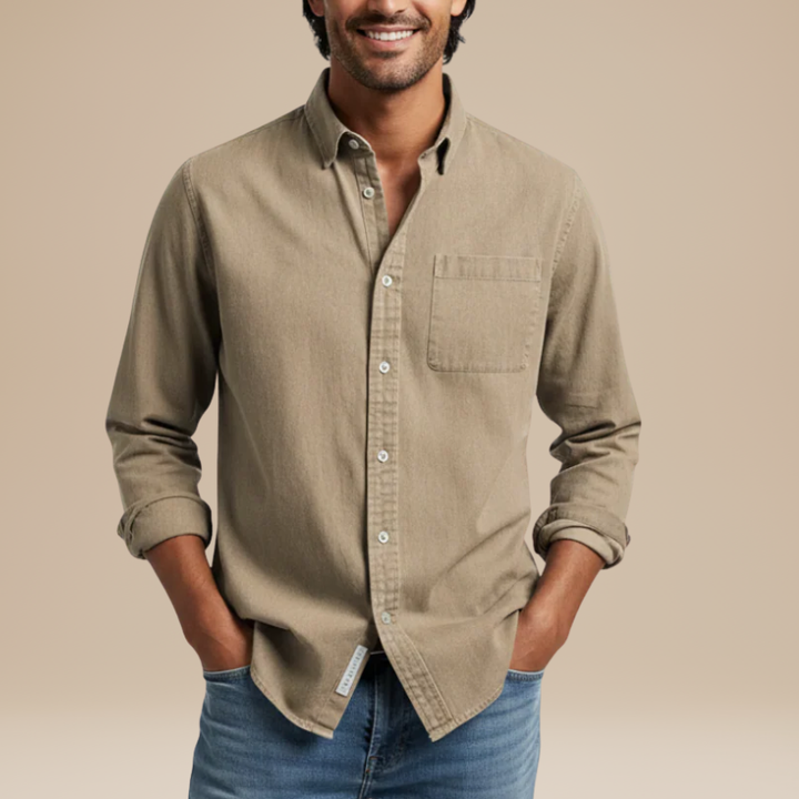 Overhemd Heren | Casual & Elegant | Met Borstzak