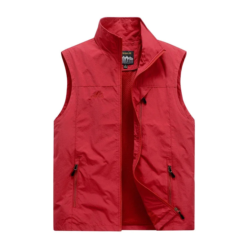 Heren Bodywarmer | Elegant | Met Rits | Zomer