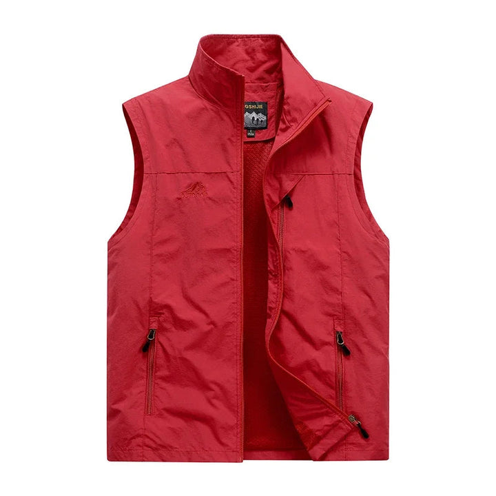 Heren Bodywarmer | Elegant | Met Rits | Zomer