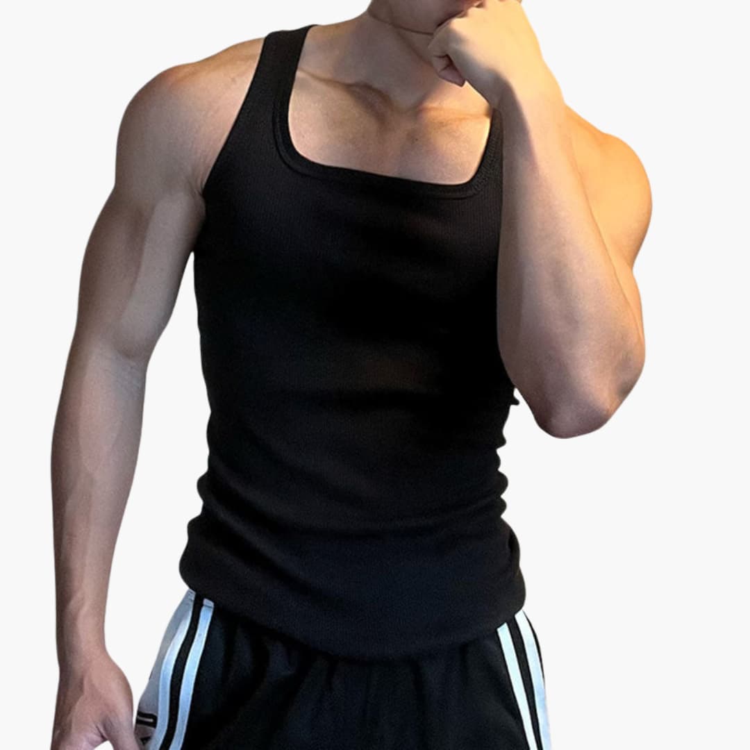 Heren Tanktop | Straight | Mouwloos | Zomer