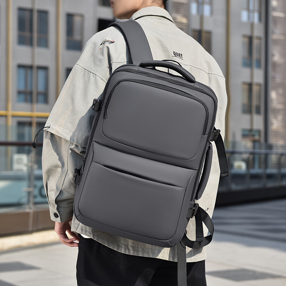 Heren Rugzak | Strak Minimalistisch Design | Duurzaam Nylon & Laptopvak | Voor Werk, School & Reizen