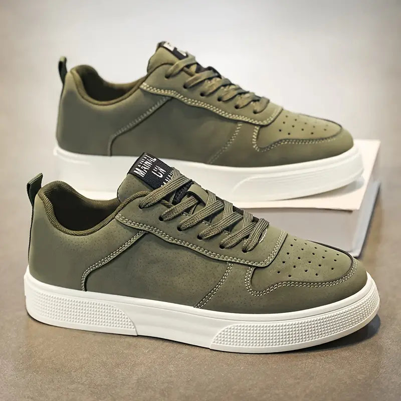 Sneakers Heren | Ademend & Comfortabel | Lage Sportschoenen met Veters