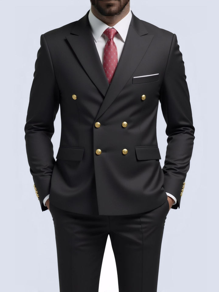 Heren Pak 2-Delig | Slim Fit | Double Breasted | Elegant & Formeel