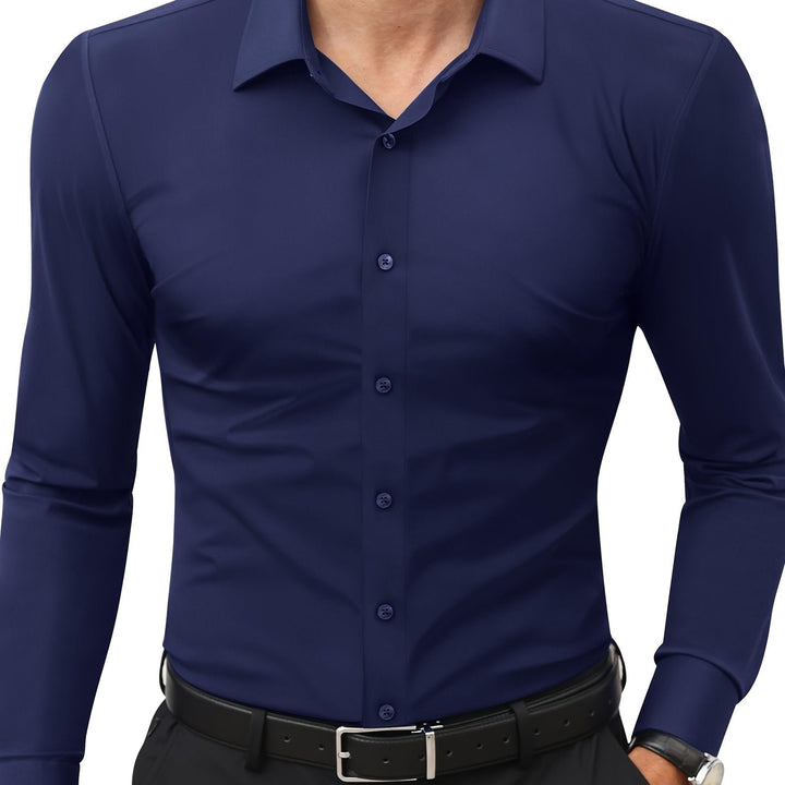 Heren Shirt | Slimfit | Lange Mouw | Zomer
