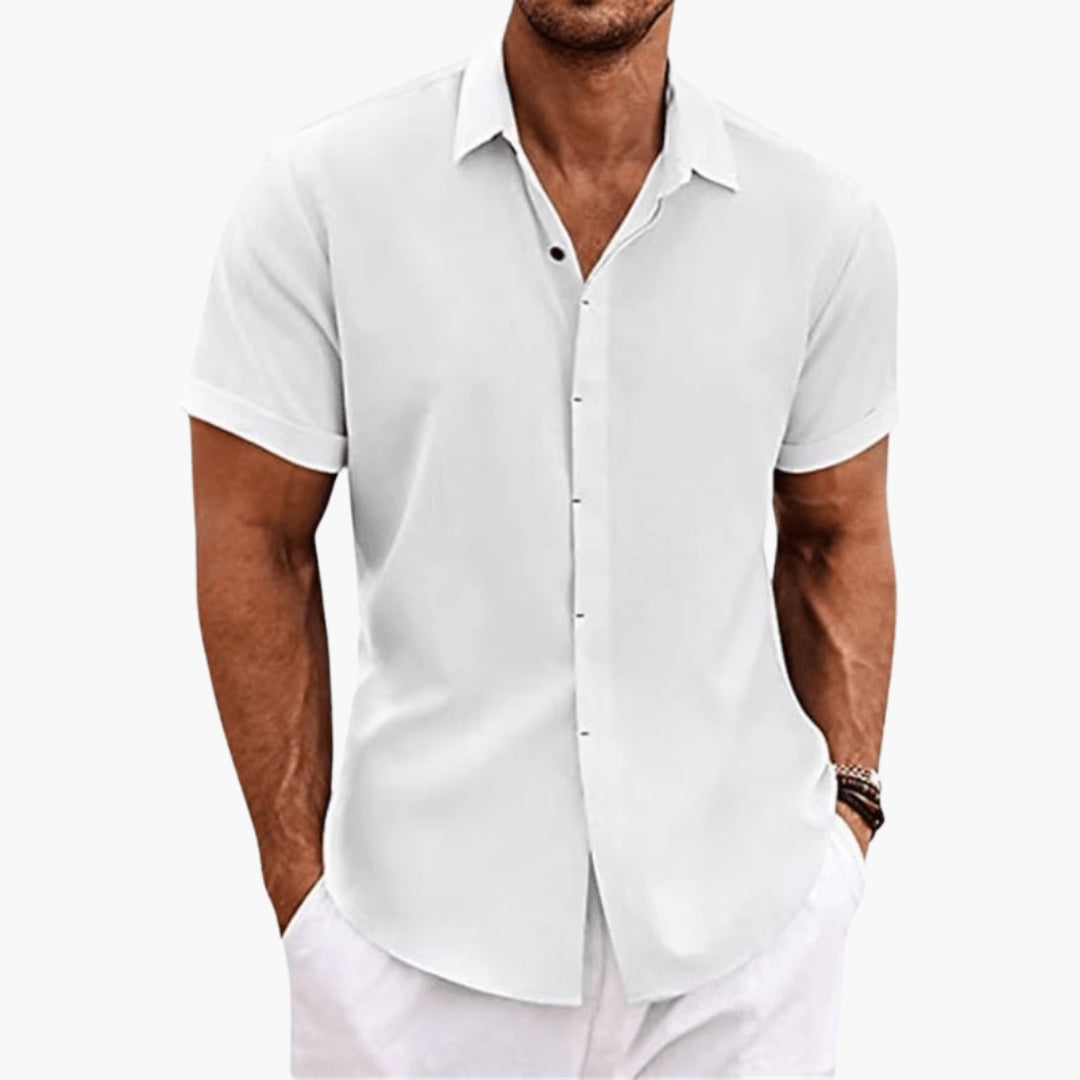 Heren Shirt | Straight | Korte Mouw | Zomer