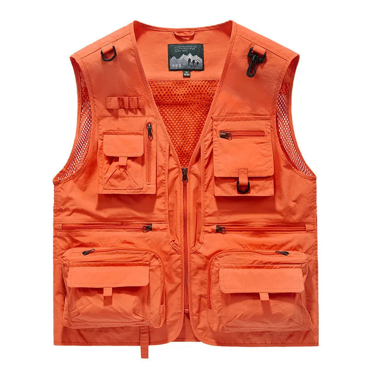 Heren Bodywarmer | Cargo | Met Rits | Zomer