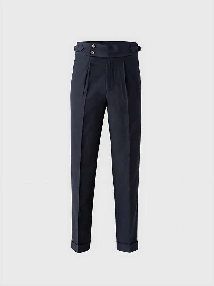 Heren Pantalon | Hoge Taille | Gurkha Model | Elegant & Zakelijk
