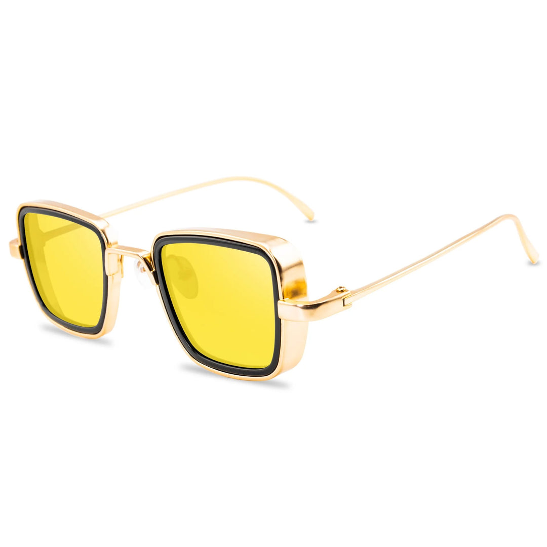 Heren Zonnebril | Retro | Vierkant Design | Zomer