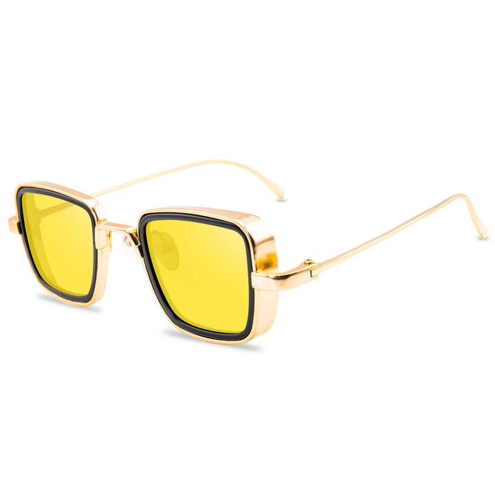 Heren Zonnebril | Retro | Vierkant Design | Zomer