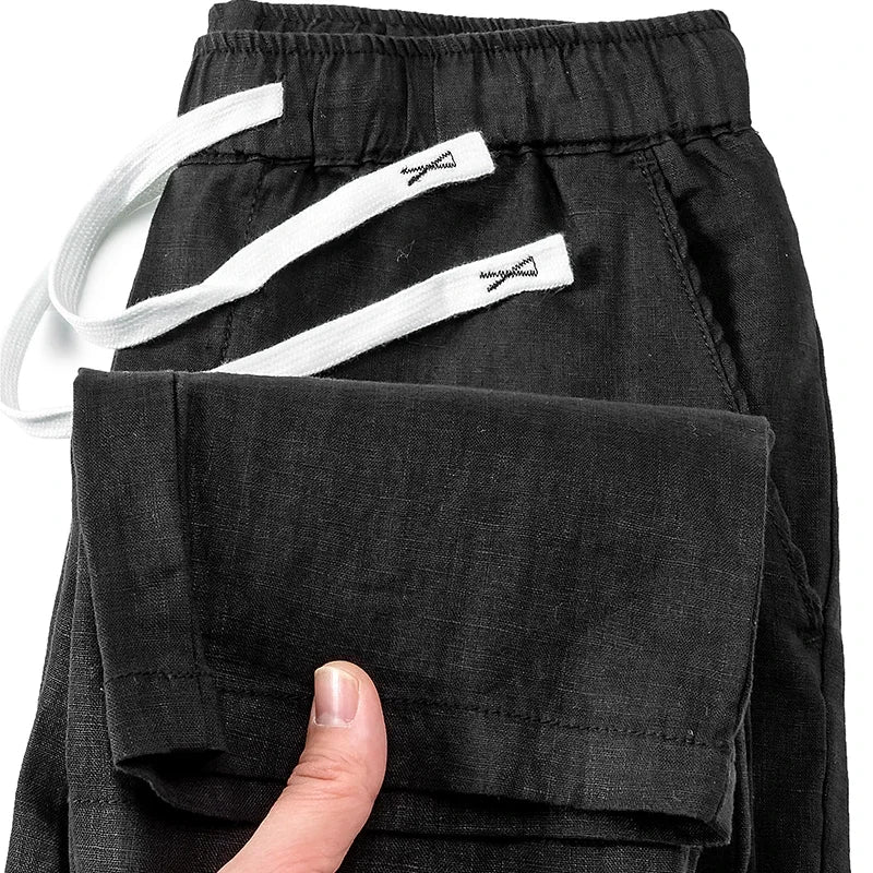 Heren Broek | Straight | Met Trekkoord | Zomer