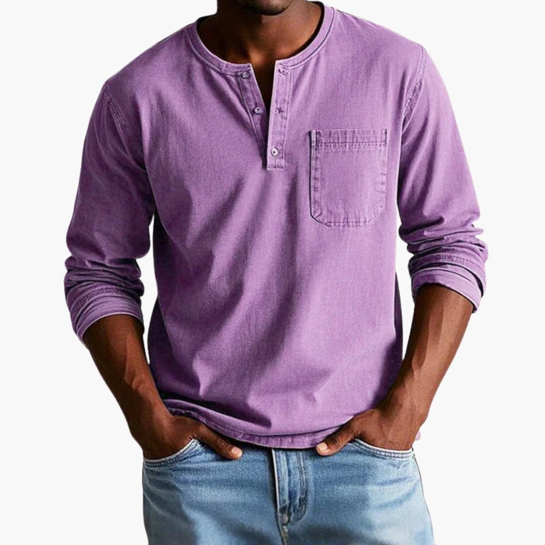 Heren Blouse | Straight | Met Knoopjes | Lente