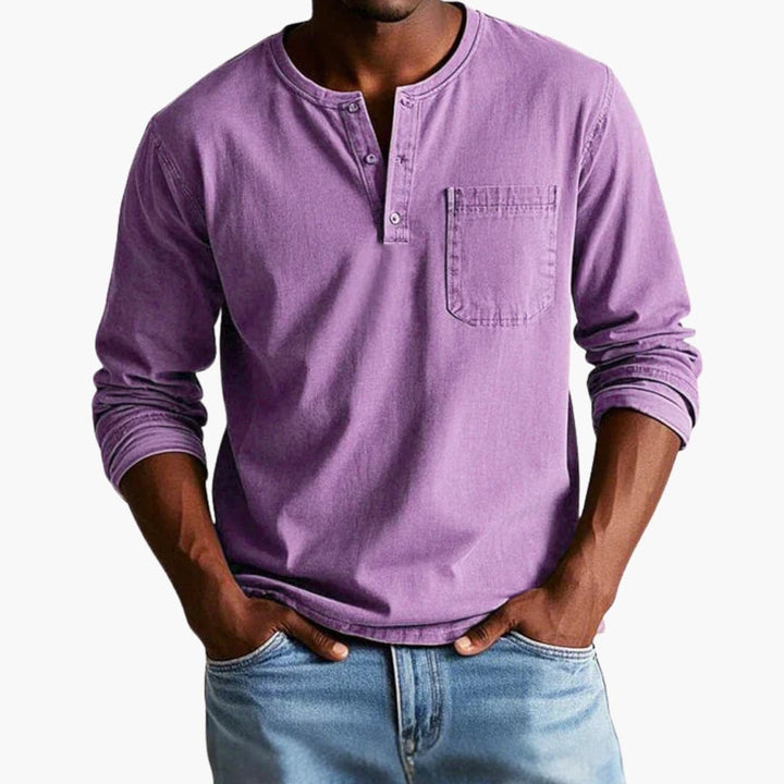 Heren Blouse | Straight | Met Knoopjes | Lente