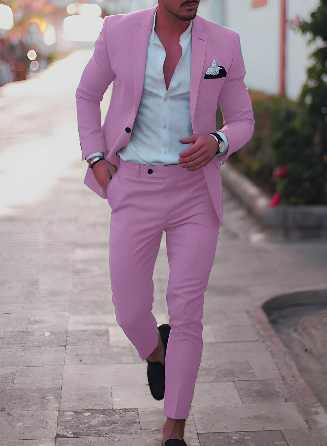 Heren Pak | Tweedelig Kleding | Slim Fit | Elegante Look