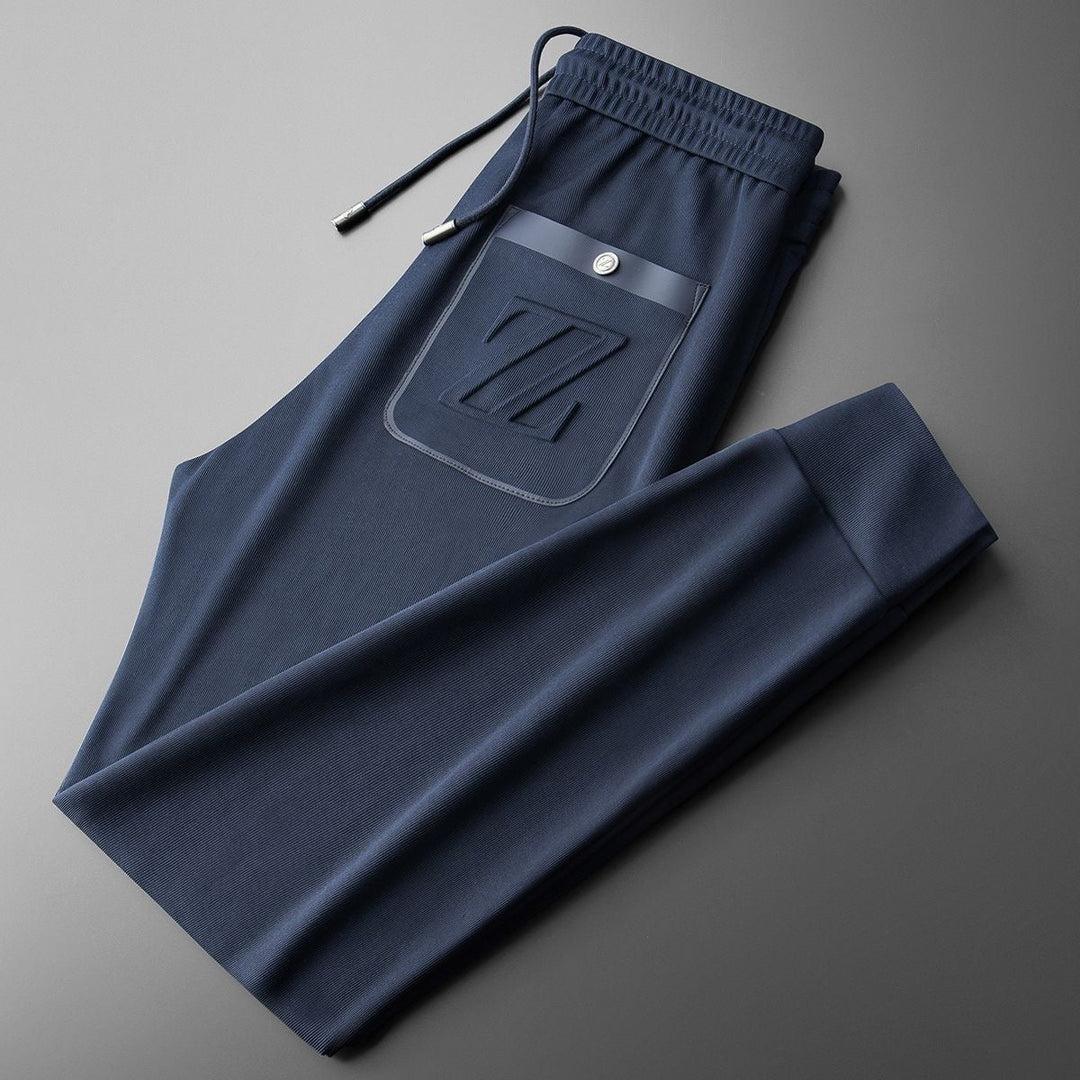 Luxe zijden joggerbroek voor heren met ultiem comfort en moeiteloze elegantie | Xavi