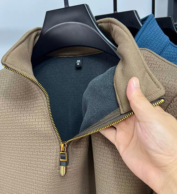 Stijlvolle Zip-Up trui voor heren met eersteklas comfort en moderne uitstraling | Nathan