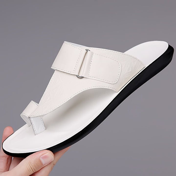 Heren Slippers | Verstelbare Band | Lichtgewicht & Antislip | PU Materiaal