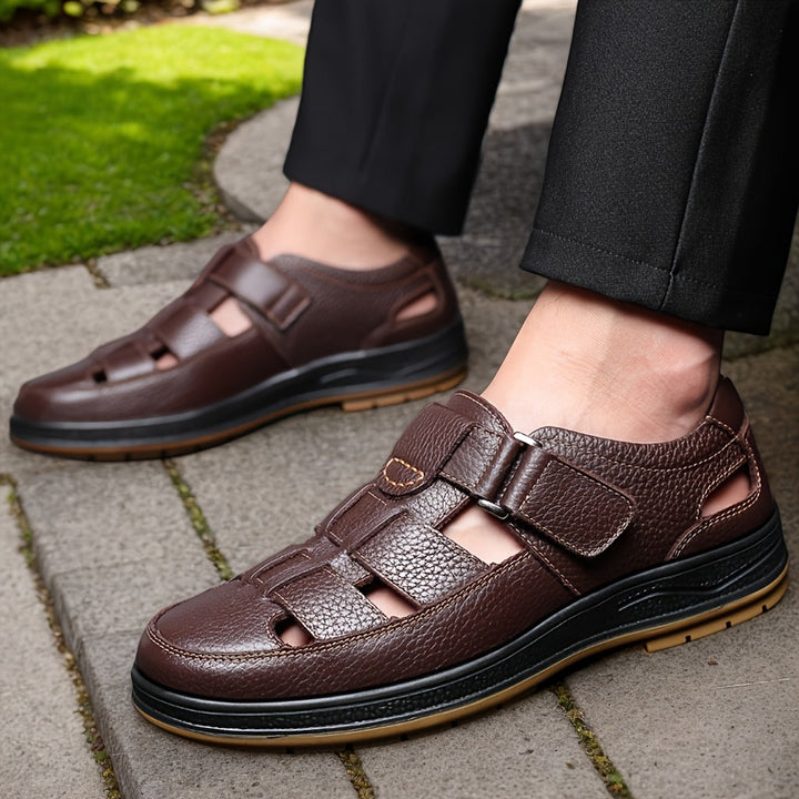 Heren Sandalen | Ademend & Antigeur | Comfortabel & Duurzaam | Runderleer Bovenwerk