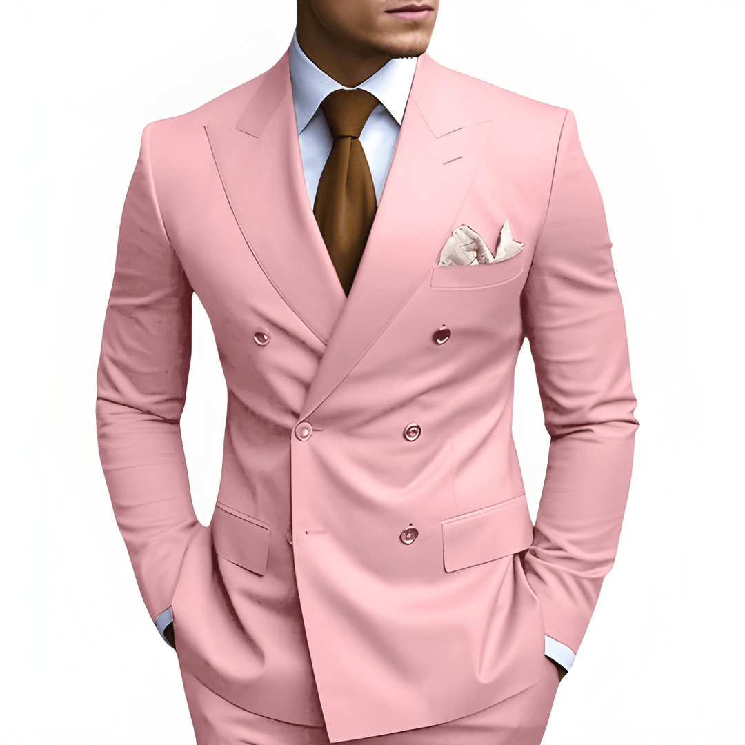 Heren Pak | Dubbele Rij Knopen | Elegante Kleding