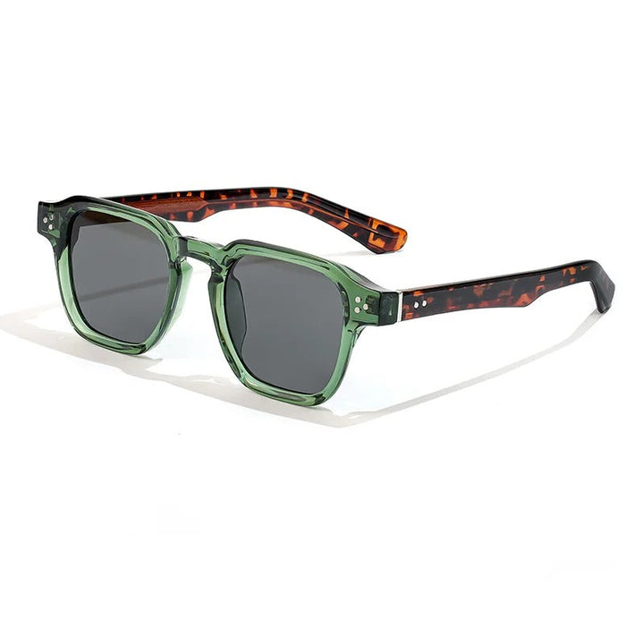 Heren Zonnebril | Transparant Montuur | Gradient Glazen | Zomer
