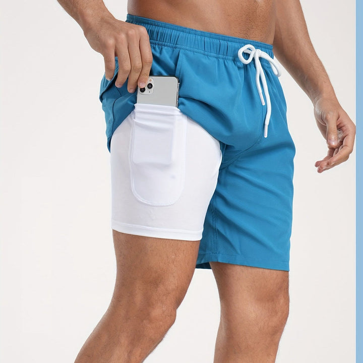 Heren Strandshort | Sneldrogend & Lichtgewicht | Ademend Comfort voor Zomer & Sport