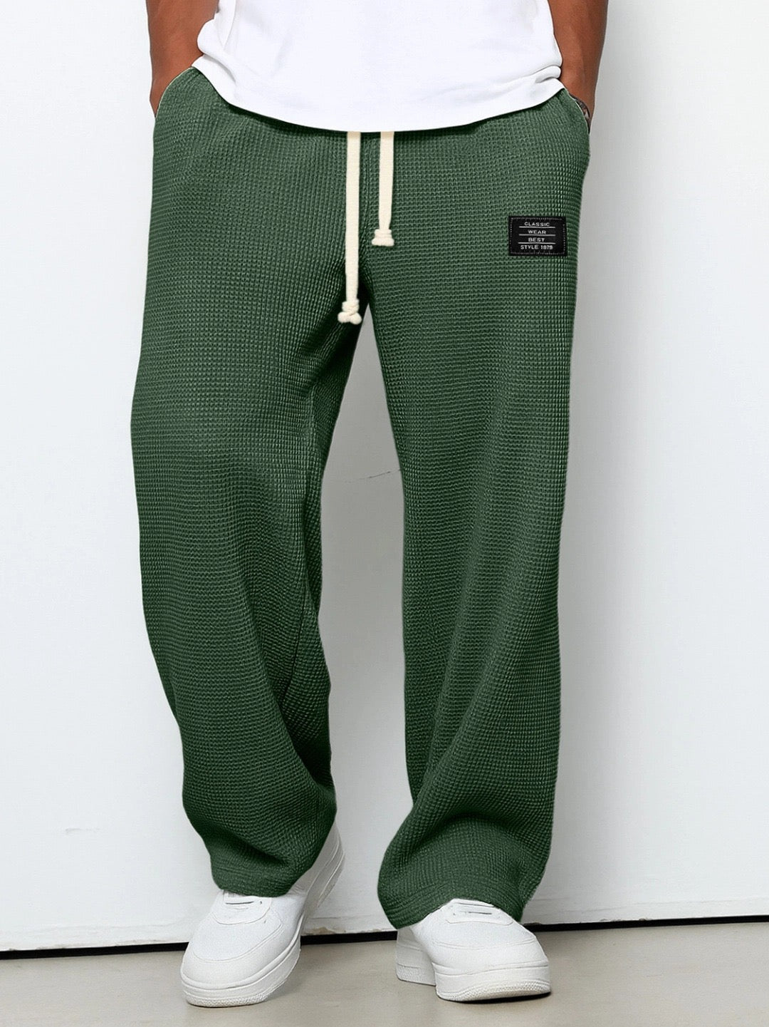 Heren Broek | Wijde Pijpen | Trekkoord | Zomer