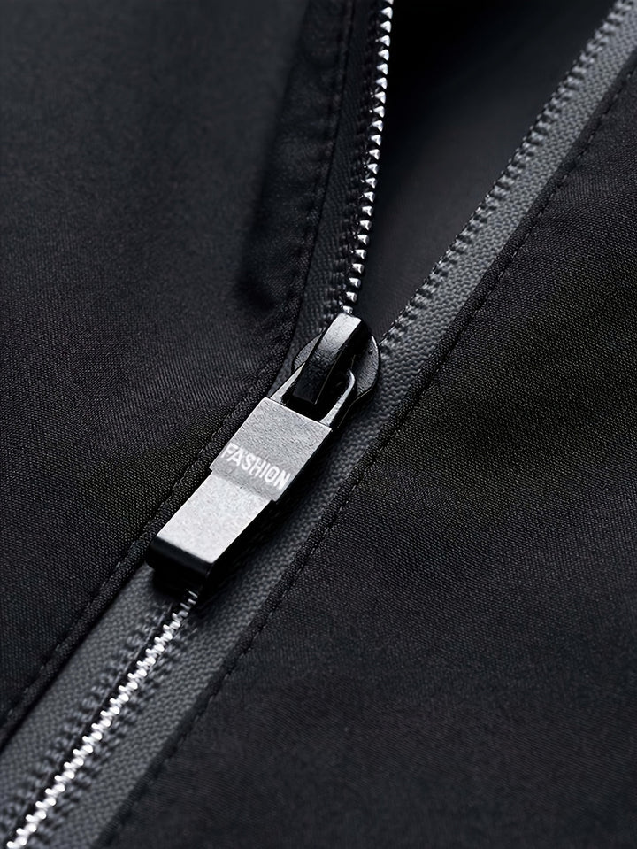 Heren Hooded Jack | Stijlvol & Winddicht | Lente Sport & Outdoor | Ritssluiting
