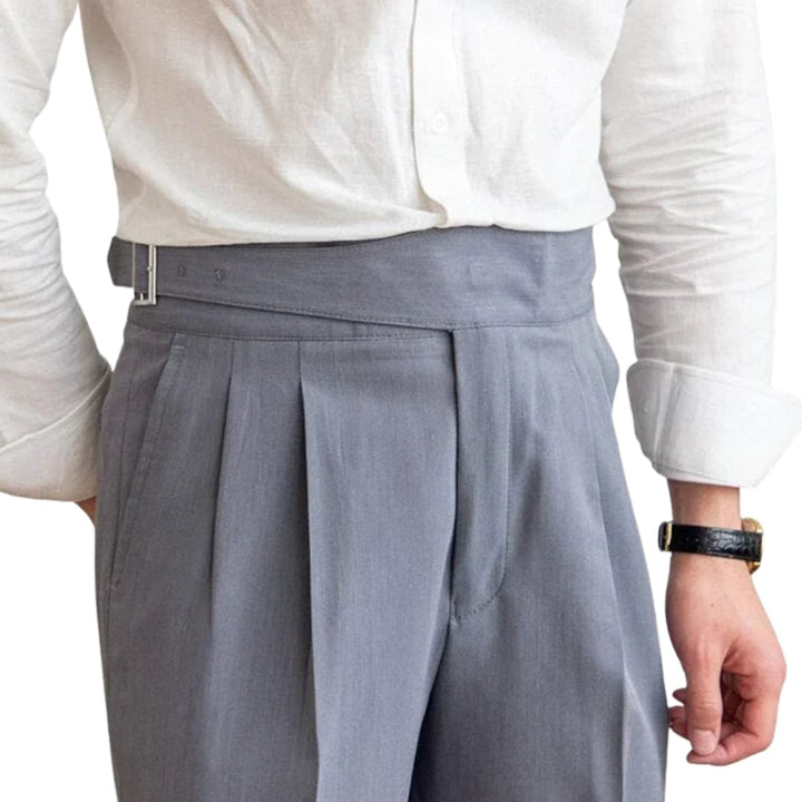 Heren Broek | Straight | Hoge Taille | Lente