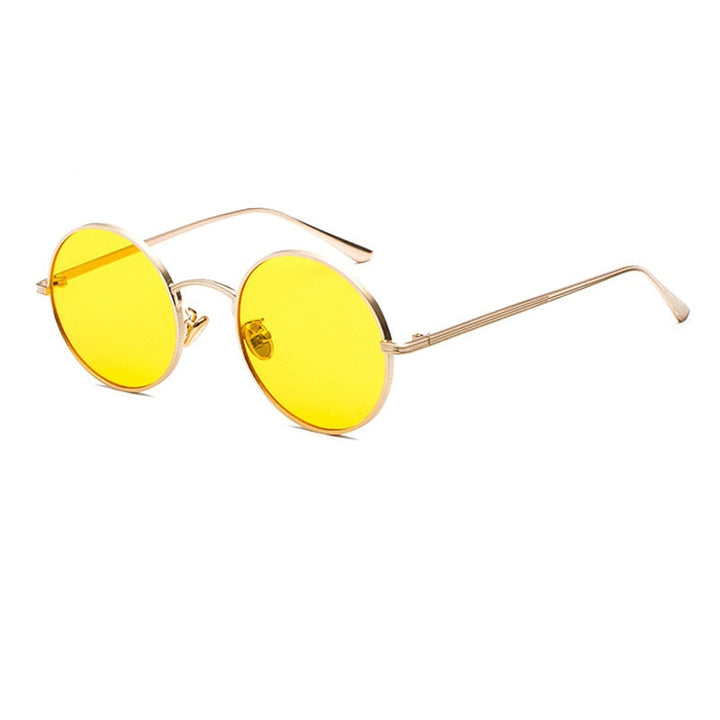 Zonnebril Heren | Rond Metalen Montuur | Vintage Retro Look | Klassiek Ontwerp