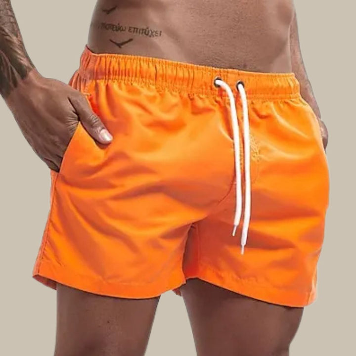 Heren Zwembroek | Straight | Trekkoord | Zomer